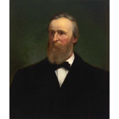 Portrait of Rutherford B. Hayes Painting Reproduction