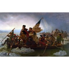 Washington Crossing the Delaware 1851 Painting Reproduction