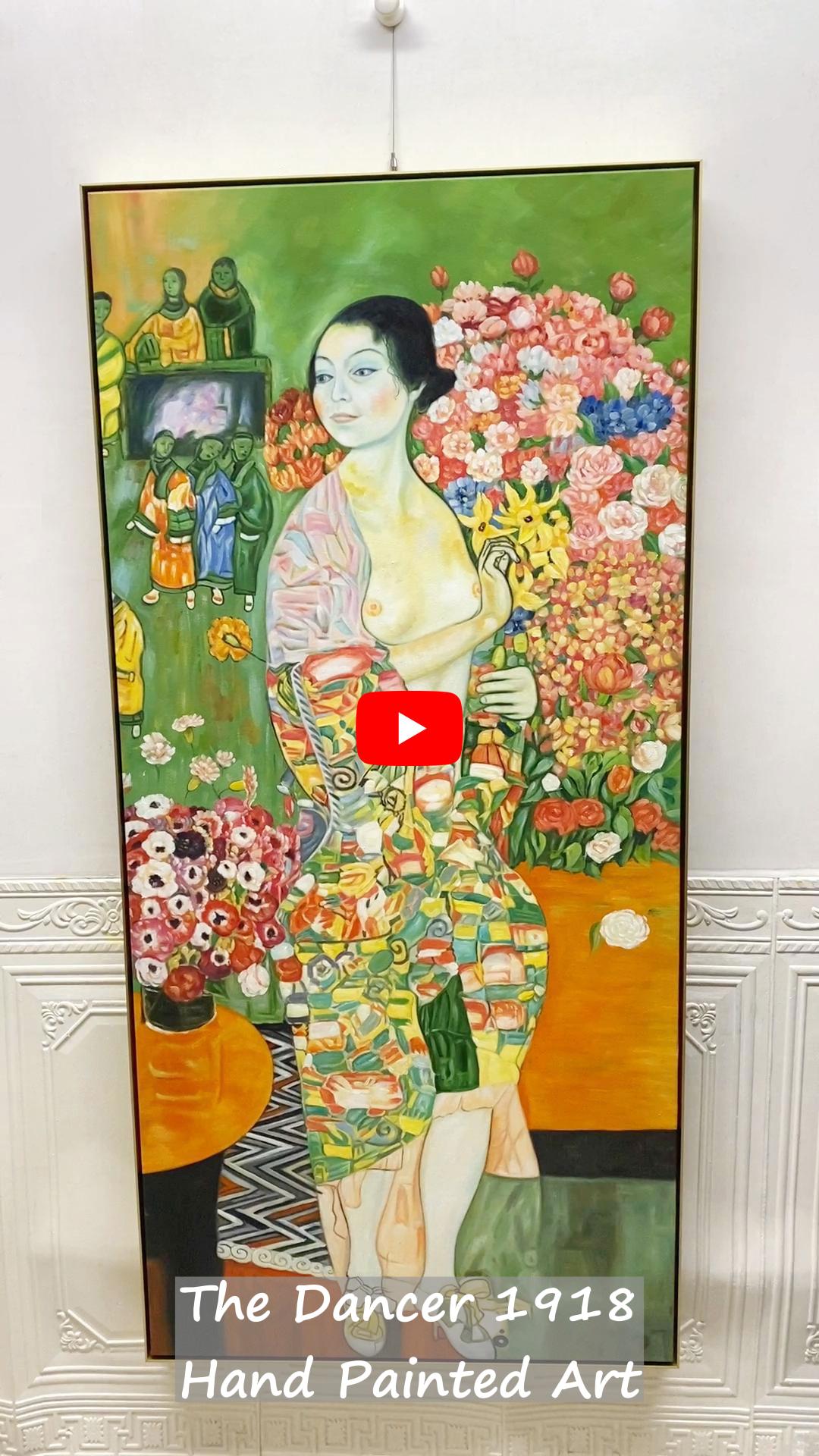 The Dancer 1918 by Gustav Klimt