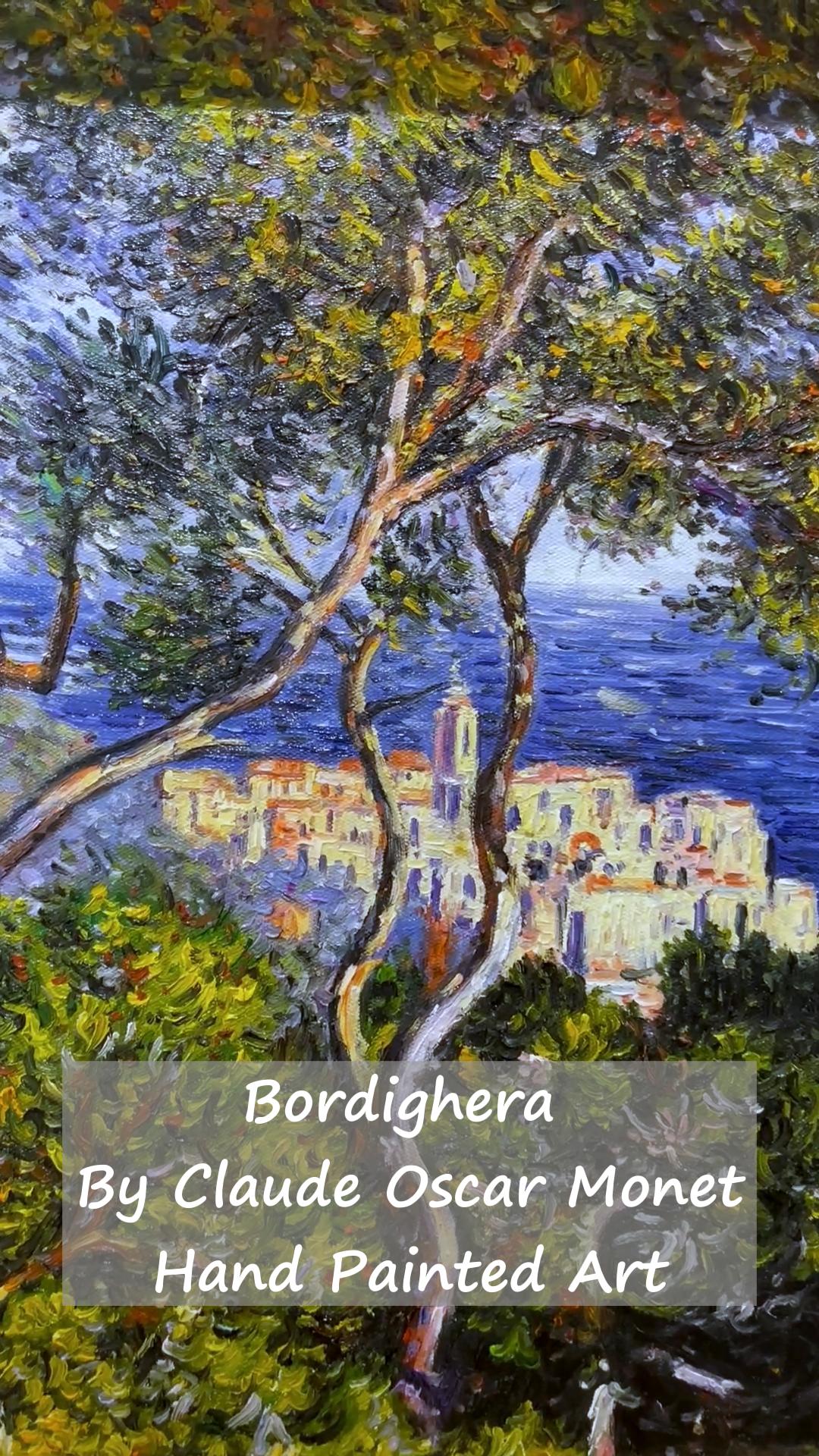 Bordighera by Claude Oscar Monet, Framed Painting Video