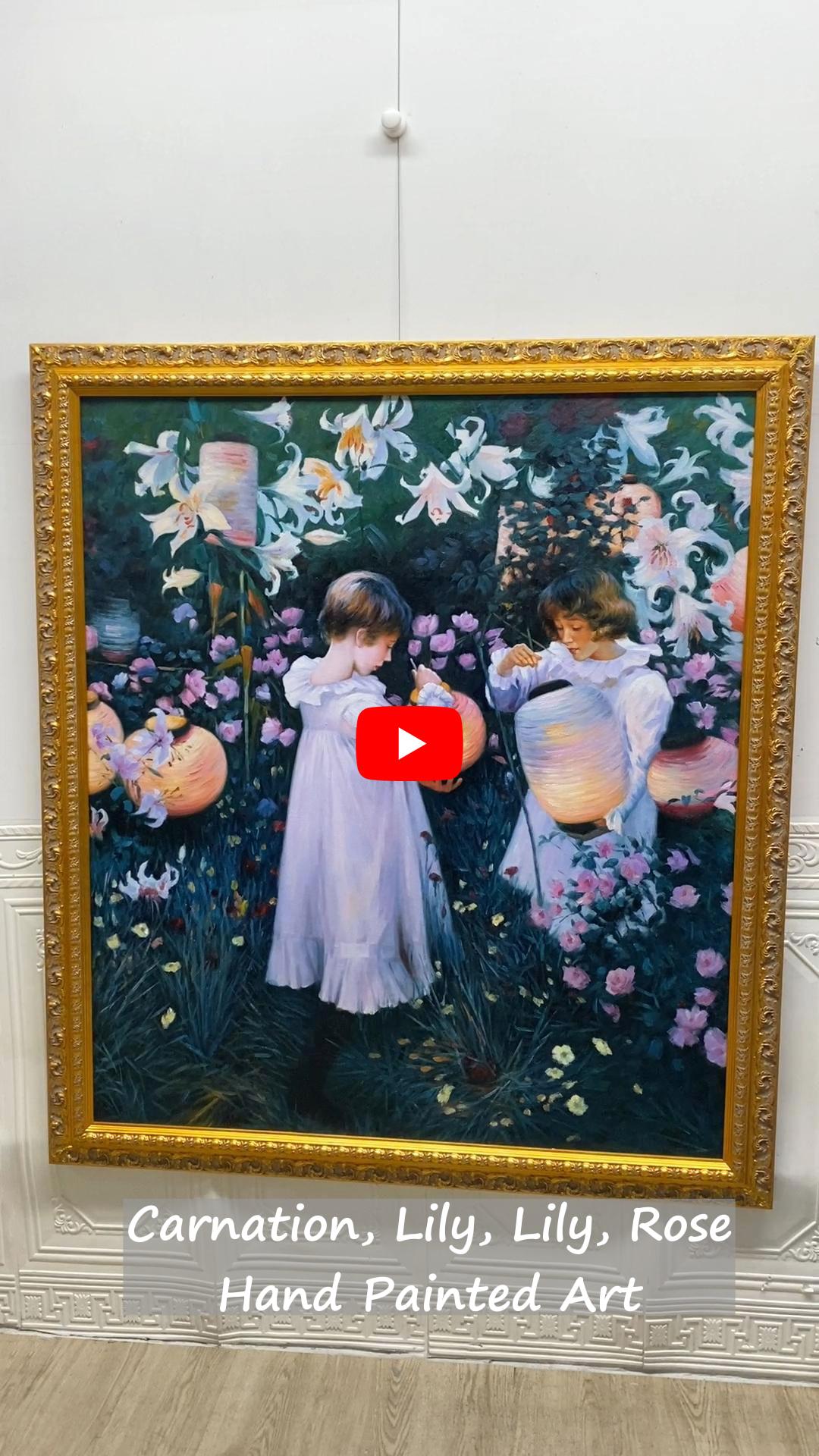 Carnation, Lily, Lily, Rose by John Singer Sargent