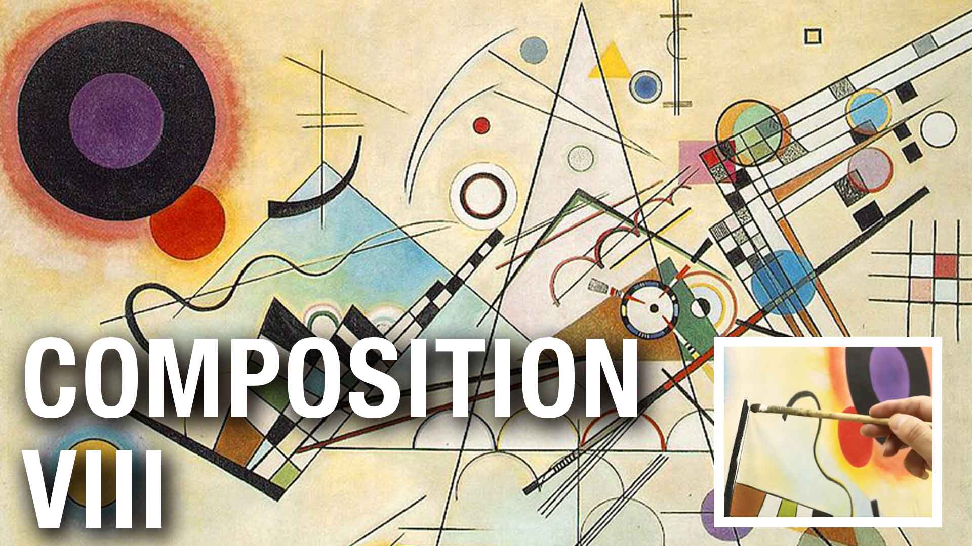 Composition VIII | Hand Painted Art Reproduction Video