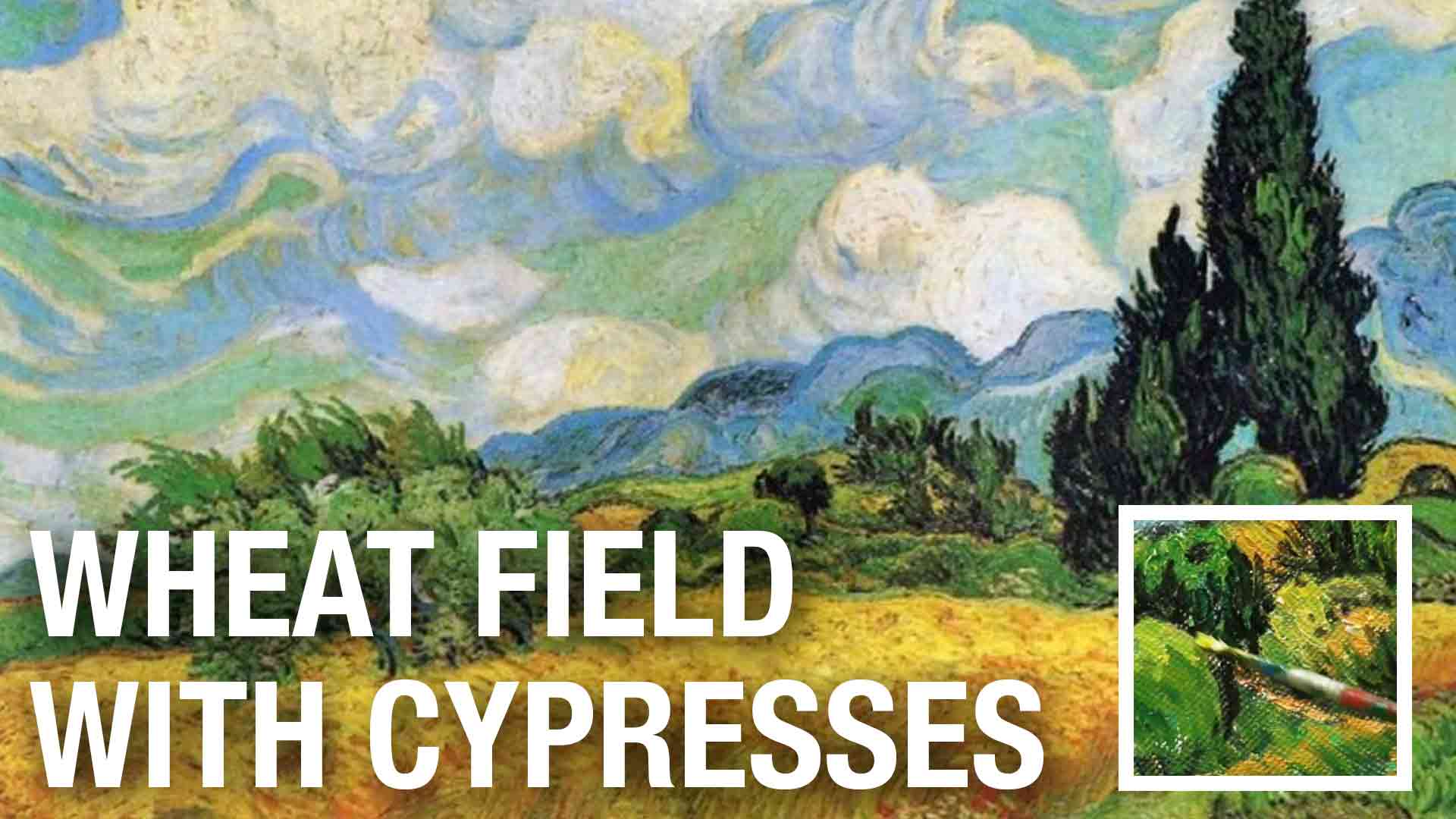 Wheat Field with Cypresses | Hand Painted Art Reproduction Video
