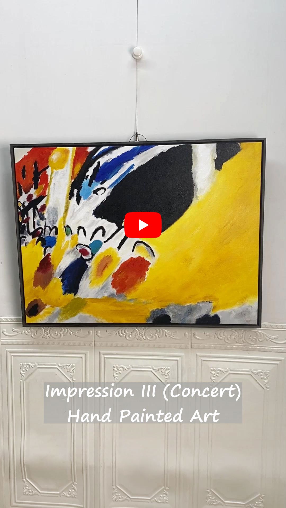 Impression III (Concert), Framed Painting Video