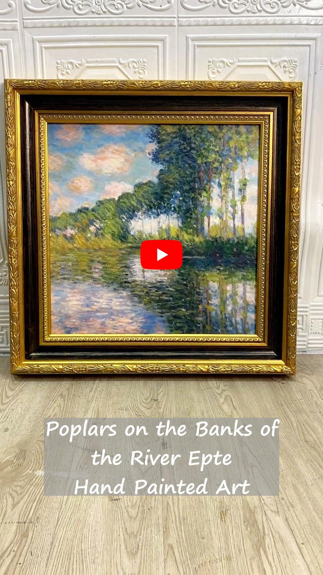 Poplars on the Banks of the River Epte by Monet