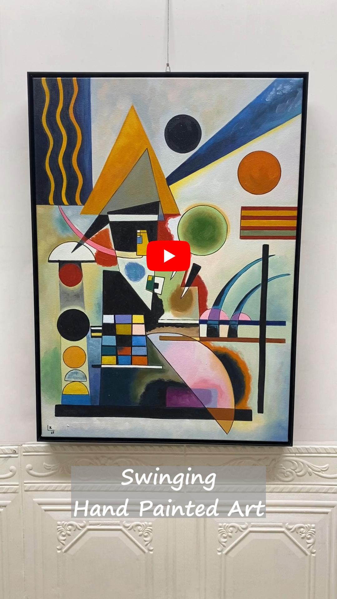 Swinging by Wassily Kandinsky