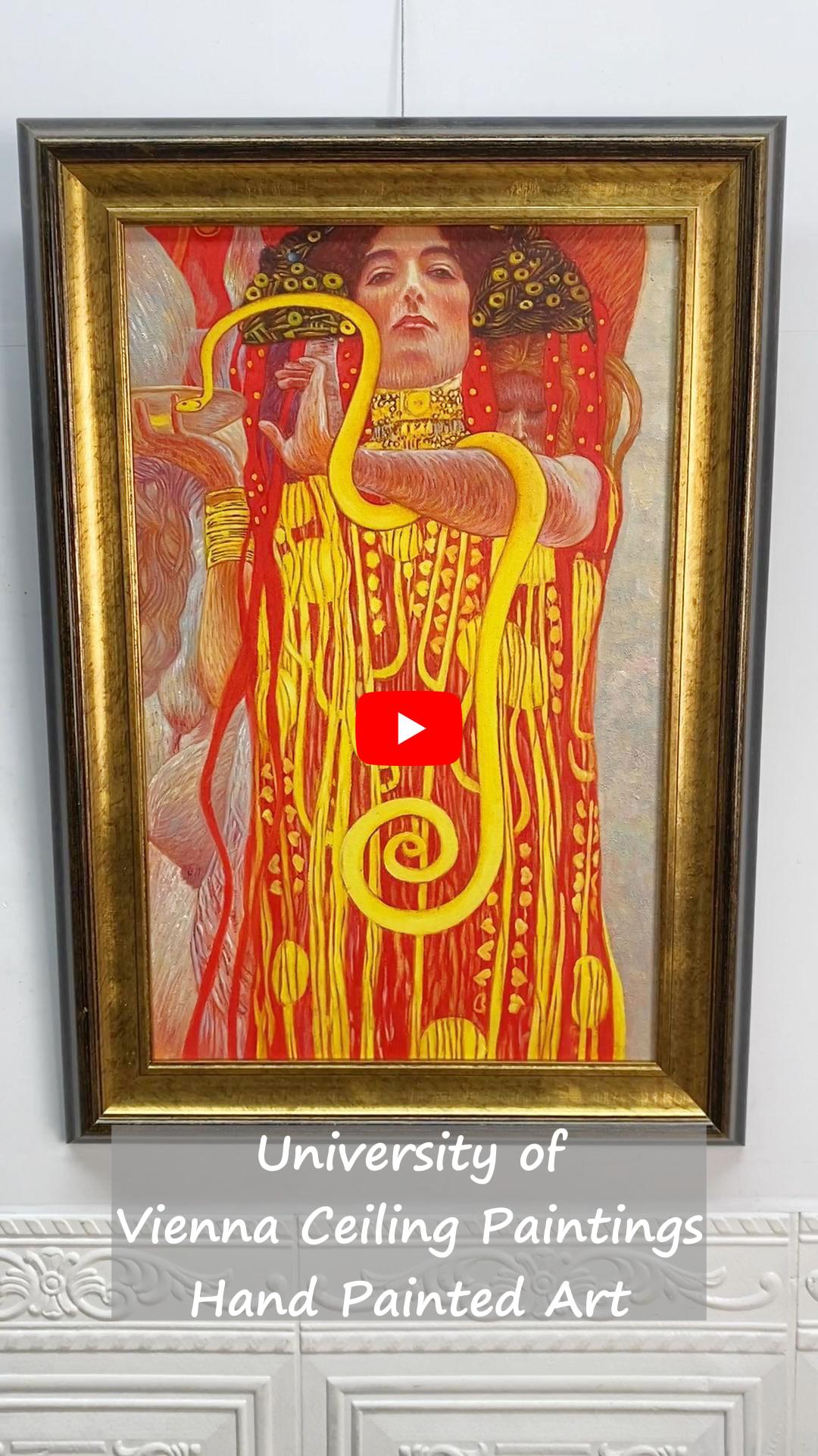 University of Vienna Ceiling by Gustav Klimt
