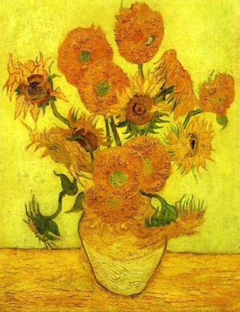 Still Life: Vase with Fifteen Sunflowers