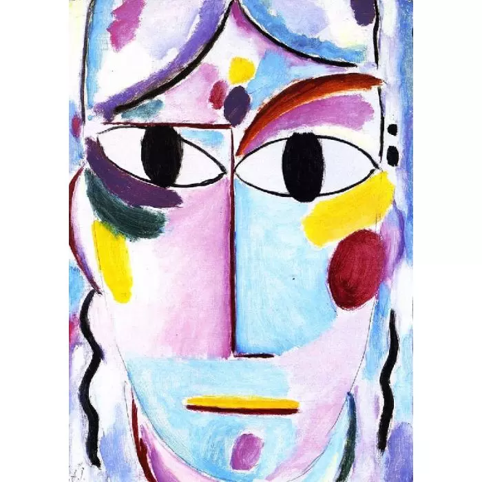 Savior's Face: Head with Open Eyes
