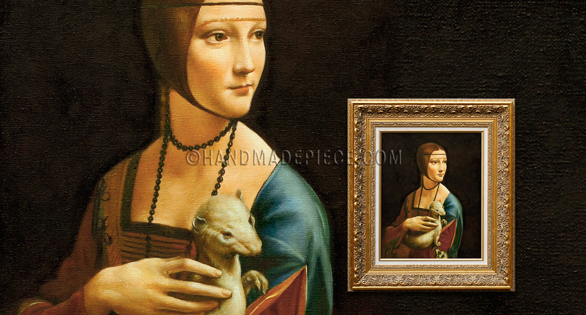 Portrait of Cecilia Gallerani by Leonardo da Vinci