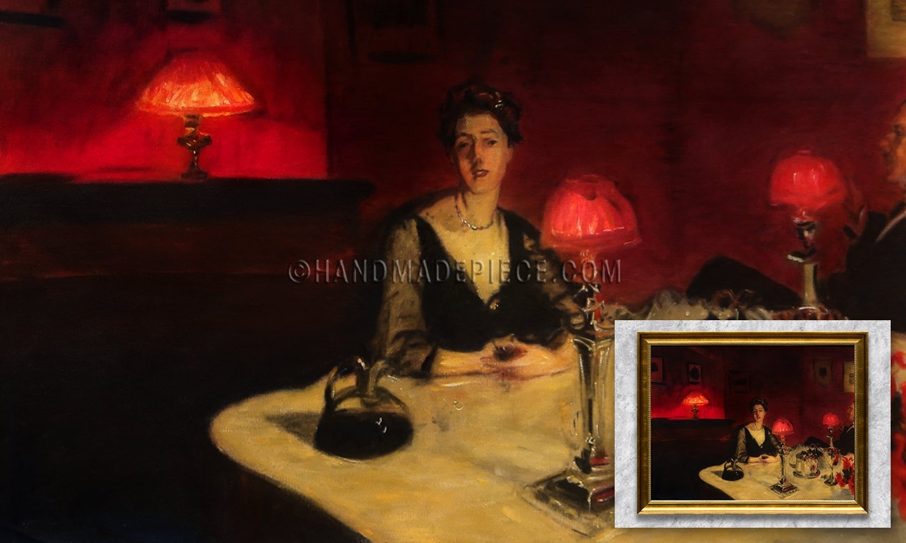 A Dinner Table at Night