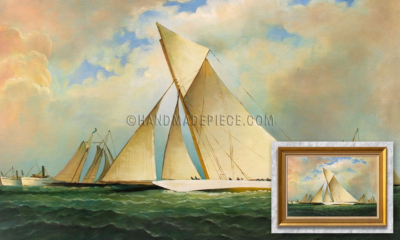 America's Cup Yacht 'Vigilant', 1893