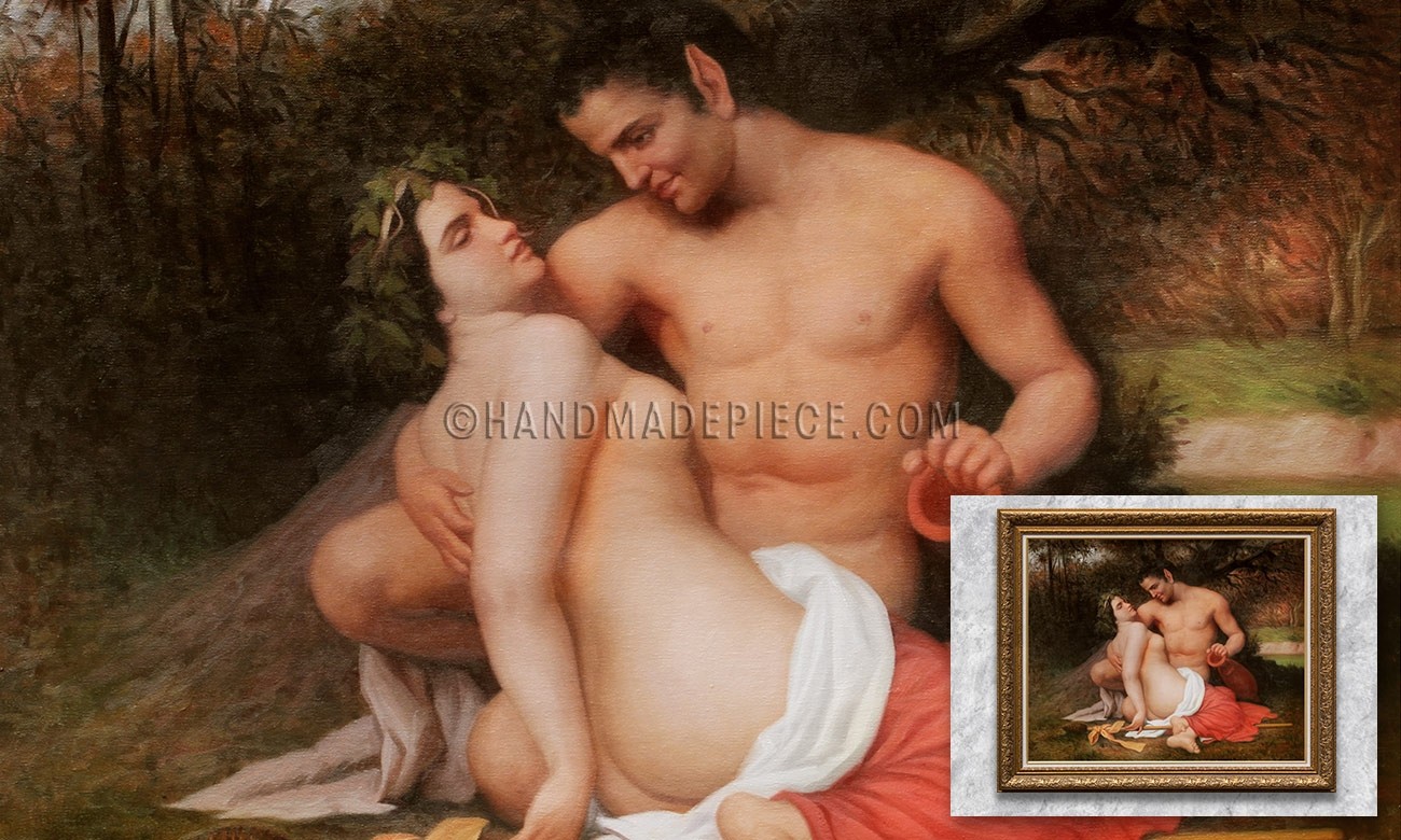 Faunand and Bacchante