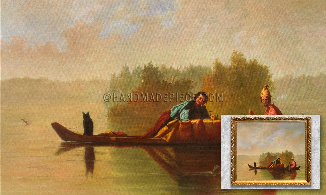 Fur Traders Descending the Missouri