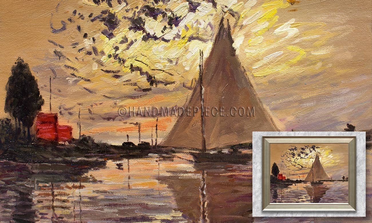 Sailboat at Le Petit-Gennevilliers