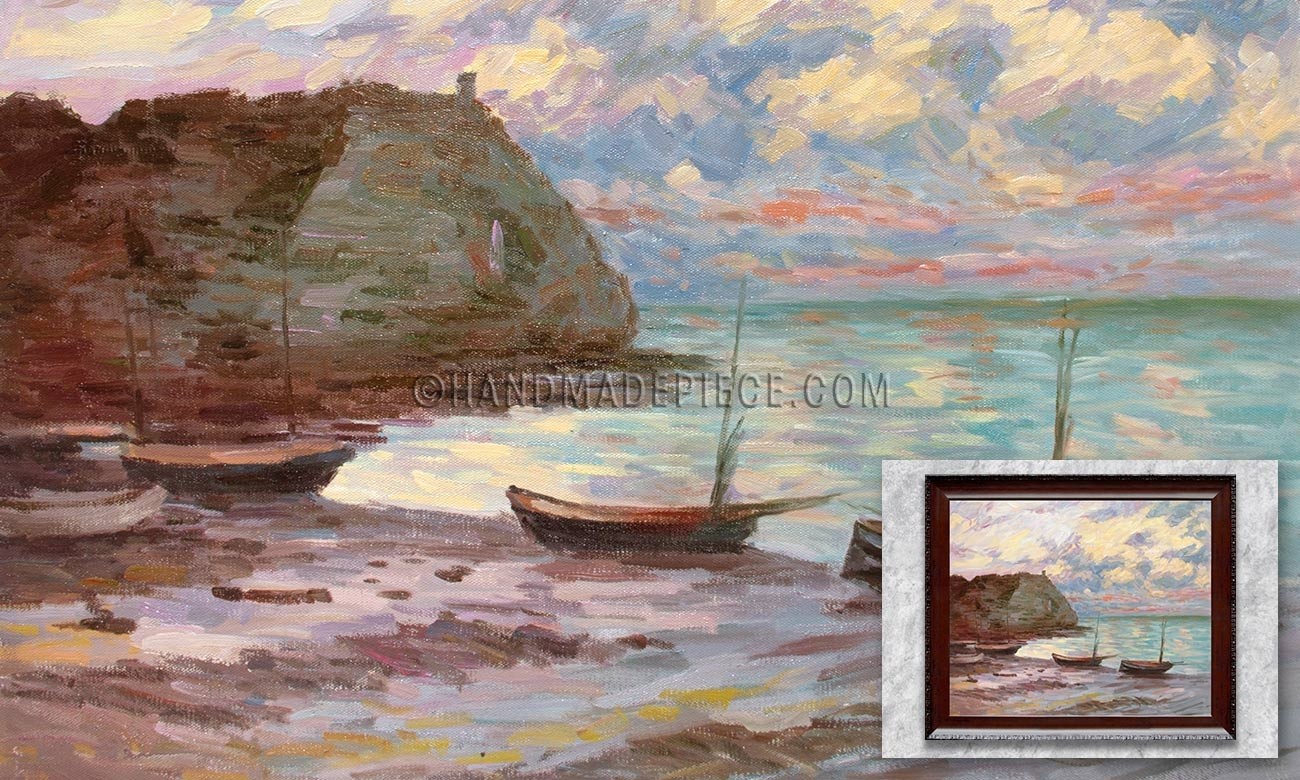 Sunset at Etretat